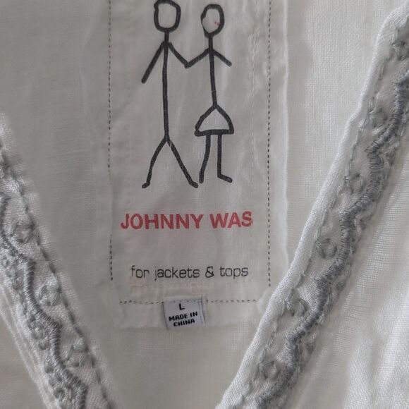 Johnny-was Women's White Dress - Picture 4 of 7